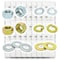 Boltsandnuts.Com Inch & Metric Grade 8 Hex Nut, Flat & Lock Washer Assortment - 1150 PCS Assortment Kit #282 - alternate 1